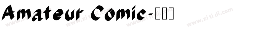 Amateur Comic字体转换